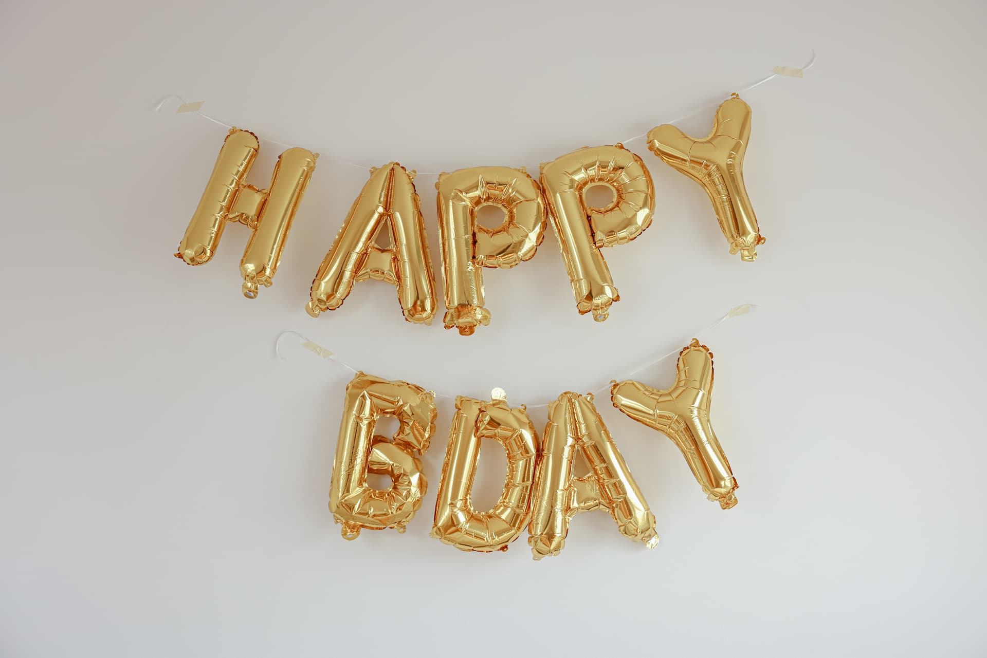 Decoración de cumpleaños con globos
